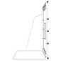 vidaXL Red de rebote de fútbol acero y PE blanco y negro 184x61x123 cm vidaXL Red de rebote de fútbol acero y PE blanco y negro 184x61x123 cm