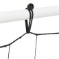 vidaXL Red de rebote de fútbol acero y PE blanco y negro 184x61x123 cm vidaXL Red de rebote de fútbol acero y PE blanco y negro 184x61x123 cm