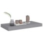 vidaXL Estante flotante de pared MDF gris 50x23x3,8 cm vidaXL Estante flotante de pared MDF gris 50x23x3,8 cm