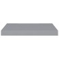 vidaXL Estante flotante de pared MDF gris 50x23x3,8 cm vidaXL Estante flotante de pared MDF gris 50x23x3,8 cm