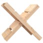 vidaXL Soporte de leña madera maciza de pino 47x39,5x48 cm vidaXL Soporte de leña madera maciza de pino 47x39,5x48 cm