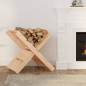 vidaXL Soporte de leña madera maciza de pino 47x39,5x48 cm vidaXL Soporte de leña madera maciza de pino 47x39,5x48 cm