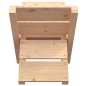 vidaXL Soporte de leña madera maciza de pino 47x39,5x48 cm vidaXL Soporte de leña madera maciza de pino 47x39,5x48 cm