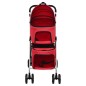 vidaXL Cochecito doble de perros plegable tela oxford rojo 83x48x97 cm vidaXL Cochecito doble de perros plegable tela oxford rojo 83x48x97 cm