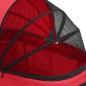 vidaXL Cochecito doble de perros plegable tela oxford rojo 83x48x97 cm vidaXL Cochecito doble de perros plegable tela oxford rojo 83x48x97 cm