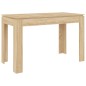 vidaXL Mesa de comedor madera contrachapada roble Sonoma 120x60x76cm