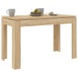 vidaXL Mesa de comedor madera contrachapada roble Sonoma 120x60x76cm