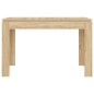 vidaXL Mesa de comedor madera contrachapada roble Sonoma 120x60x76cm