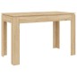 vidaXL Mesa de comedor madera contrachapada roble Sonoma 120x60x76cm
