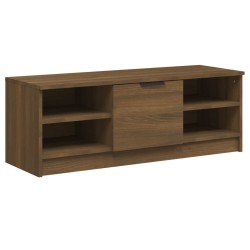 vidaXL Mueble de TV madera contrachapada roble marrón 102x35,5x36,5 cm