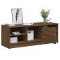 vidaXL Mueble de TV madera contrachapada roble marrón 102x35,5x36,5 cm