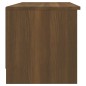vidaXL Mueble de TV madera contrachapada roble marrón 102x35,5x36,5 cm
