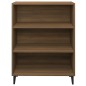 vidaXL Aparador madera contrachapada marrón roble 69,5x32,5x90cm vidaXL Aparador madera contrachapada marrón roble 69,5x32,5x90cm