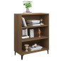 vidaXL Aparador madera contrachapada marrón roble 69,5x32,5x90cm vidaXL Aparador madera contrachapada marrón roble 69,5x32,5x90cm