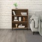 vidaXL Aparador madera contrachapada marrón roble 69,5x32,5x90cm vidaXL Aparador madera contrachapada marrón roble 69,5x32,5x90cm