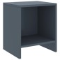 vidaXL Mesitas de noche 2 uds madera de pino gris claro 35x30x40 cm