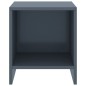 vidaXL Mesitas de noche 2 uds madera de pino gris claro 35x30x40 cm