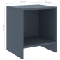 vidaXL Mesitas de noche 2 uds madera de pino gris claro 35x30x40 cm