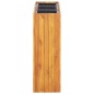 vidaXL Arriate con 3 maceteros madera maciza de acacia