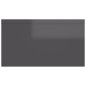vidaXL Estantería pared madera contrachapada gris brillo 102x30x17 cm vidaXL Estantería pared madera contrachapada gris brillo 102x30x17 cm