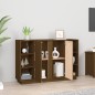 vidaXL Aparador de madera maciza de pino marrón miel 120x35x80 cm vidaXL Aparador de madera maciza de pino marrón miel 120x35x80 cm