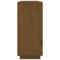 vidaXL Aparador de madera maciza de pino marrón miel 120x35x80 cm vidaXL Aparador de madera maciza de pino marrón miel 120x35x80 cm