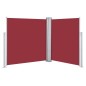 vidaXL Toldo lateral retráctil rojo 140x600 cm vidaXL Toldo lateral retráctil rojo 140x600 cm