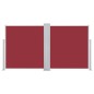vidaXL Toldo lateral retráctil rojo 140x600 cm vidaXL Toldo lateral retráctil rojo 140x600 cm
