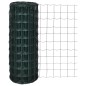 vidaXL Set de euro valla acero verde 25x1 m vidaXL Set de euro valla acero verde 25x1 m