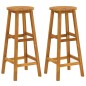 vidaXL Juego muebles de bar para jardín 3 pzas madera maciza de acacia vidaXL Juego muebles de bar para jardín 3 pzas madera maciza de acacia