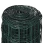 vidaXL Set de euro valla acero verde 25x1 m vidaXL Set de euro valla acero verde 25x1 m