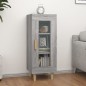 vidaXL Aparador madera de ingeniería gris Sonoma 34,5x34x90 cm vidaXL Aparador madera de ingeniería gris Sonoma 34,5x34x90 cm