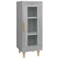 vidaXL Aparador madera de ingeniería gris Sonoma 34,5x34x90 cm vidaXL Aparador madera de ingeniería gris Sonoma 34,5x34x90 cm