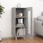 vidaXL Aparador madera de ingeniería gris Sonoma 34,5x34x90 cm vidaXL Aparador madera de ingeniería gris Sonoma 34,5x34x90 cm