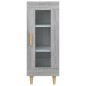 vidaXL Aparador madera de ingeniería gris Sonoma 34,5x34x90 cm vidaXL Aparador madera de ingeniería gris Sonoma 34,5x34x90 cm