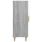 vidaXL Aparador madera de ingeniería gris Sonoma 34,5x34x90 cm vidaXL Aparador madera de ingeniería gris Sonoma 34,5x34x90 cm