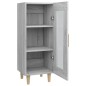 vidaXL Aparador madera de ingeniería gris Sonoma 34,5x34x90 cm vidaXL Aparador madera de ingeniería gris Sonoma 34,5x34x90 cm
