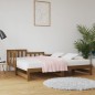 vidaXL Sofá cama extraíble madera maciza de pino marrón 2x(90x200) cm vidaXL Sofá cama extraíble madera maciza de pino marrón 2x(90x200) cm
