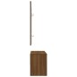 vidaXL Set de muebles de recibidor madera contrachapada roble marrón vidaXL Set de muebles de recibidor madera contrachapada roble marrón