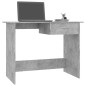 vidaXL Escritorio de aglomerado gris hormigón 100x50x76 cm vidaXL Escritorio de aglomerado gris hormigón 100x50x76 cm