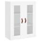vidaXL Aparador alto madera contrachapada blanco 69,5x34x180 cm vidaXL Aparador alto madera contrachapada blanco 69,5x34x180 cm