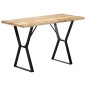 vidaXL Mesa de comedor madera maciza de mango 120x60x76 cm vidaXL Mesa de comedor madera maciza de mango 120x60x76 cm