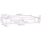 vidaXL Soporte para monitor madera maciza de pino negro 100x27,5x15 cm vidaXL Soporte para monitor madera maciza de pino negro 100x27,5x15 cm