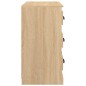 vidaXL Aparador de madera contrachapada roble Sonoma 70x35,5x67,5 cm vidaXL Aparador de madera contrachapada roble Sonoma 70x35,5x67,5 cm