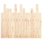 vidaXL Cabecero de cama de pared madera maciza de pino 95,5x3x80 cm vidaXL Cabecero de cama de pared madera maciza de pino 95,5x3x80 cm