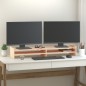 vidaXL Soporte para monitor madera maciza de pino 100x27x15 cm vidaXL Soporte para monitor madera maciza de pino 100x27x15 cm