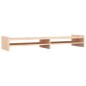 vidaXL Soporte para monitor madera maciza de pino 100x27x15 cm vidaXL Soporte para monitor madera maciza de pino 100x27x15 cm