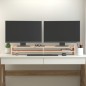 vidaXL Soporte para monitor madera maciza de pino 100x27x15 cm vidaXL Soporte para monitor madera maciza de pino 100x27x15 cm