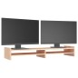 vidaXL Soporte para monitor madera maciza de pino 100x27x15 cm vidaXL Soporte para monitor madera maciza de pino 100x27x15 cm
