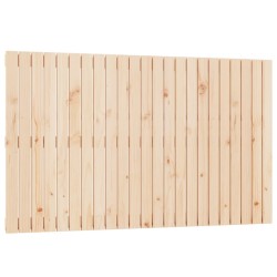 vidaXL Cabecero de cama de pared madera maciza de pino 147x3x90 cm